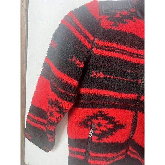 RALPH LAUREN AZTEC PRINT FLEECE JACKET KIDS CORE SZ 5 WESTERN COWBOY Mm - Picture 2 of 7